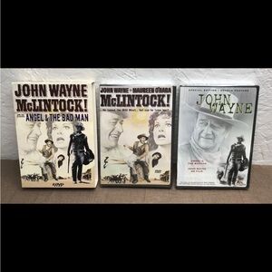 New John Wayne 2-DVD Set McLintock! / Angel and the Badman 2004 Classic Western